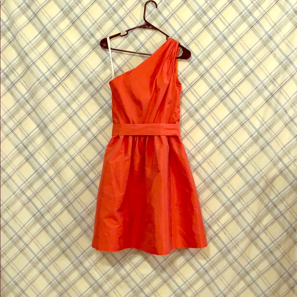 Gorgeous one shoulder Alfred Sung designer gown